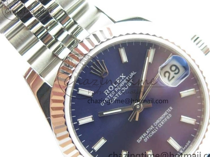 Best SS Blue Dial Marker Jubilee BP 31mm Maker Datejust 278271 Bracelet on Sticks Edition 0827